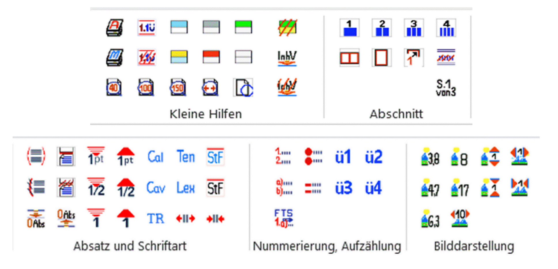 Abbildung des neuen Menübandes MRL_Spezial